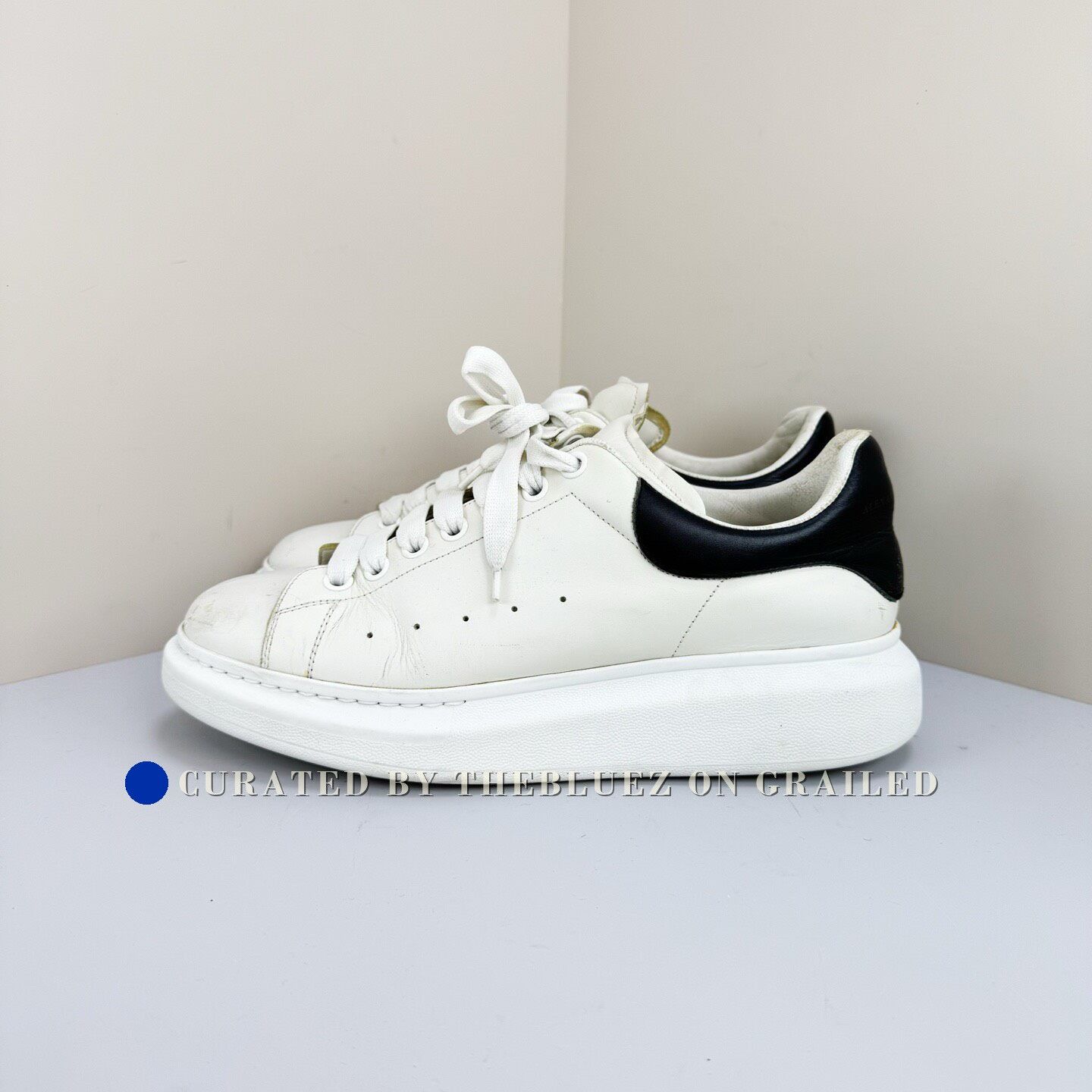Alexander McQueen Alexander McQueen Black Tail Sneakers Size US 10 / EU 43 - 1 Thumbnail