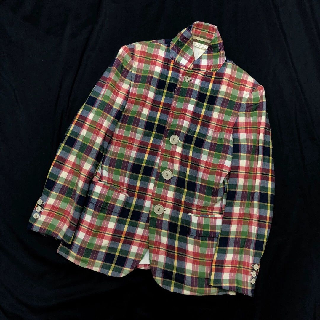 Comme des Garcons CDG 08SS Super Imposition Check Jacket S Unisex Size US S / EU 44-46 / 1 - 2 Thumbnail