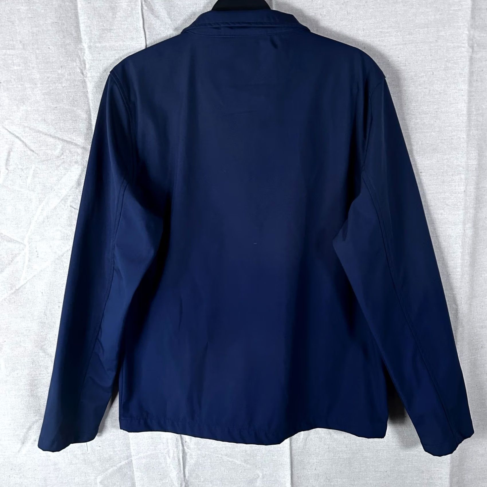 Vintage UI Health UIC Navy Blue Full Zip Softshell Jacket Mens S Polyester Coat Size US S / EU 44-46 / 1 - 4 Thumbnail