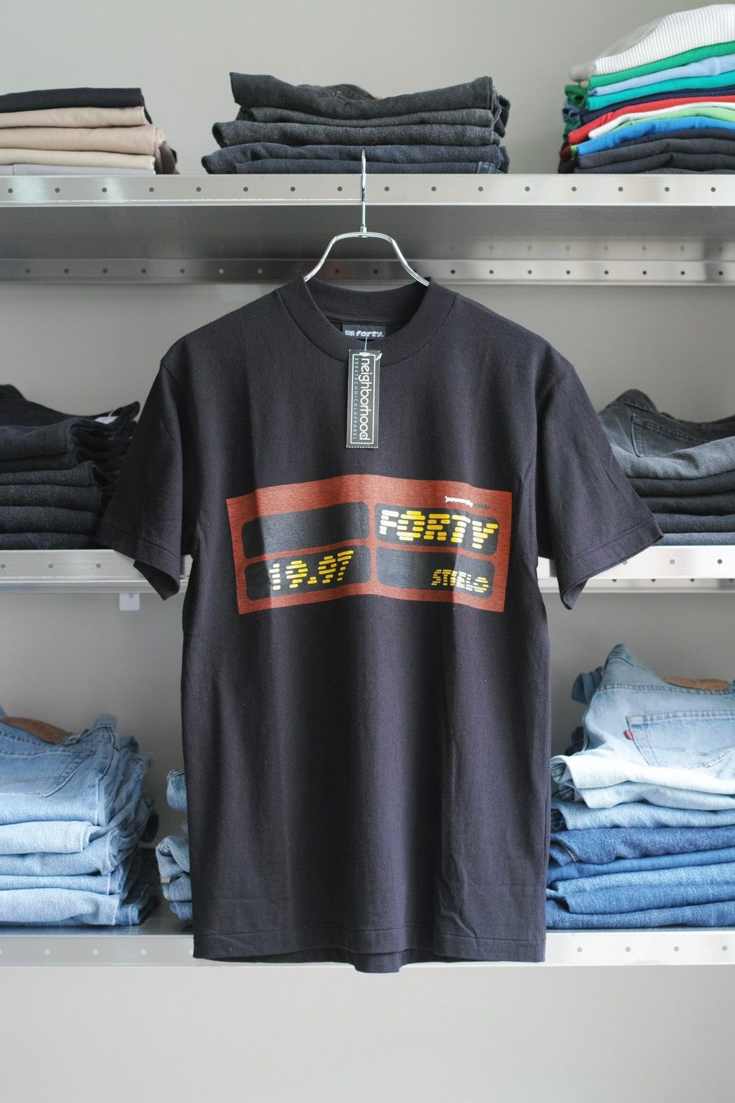 Neighborhood Dead stock 90s FOUTY PERCENTS AGAINST RIGHTS Size US M / EU 48-50 / 2 - 1 Thumbnail