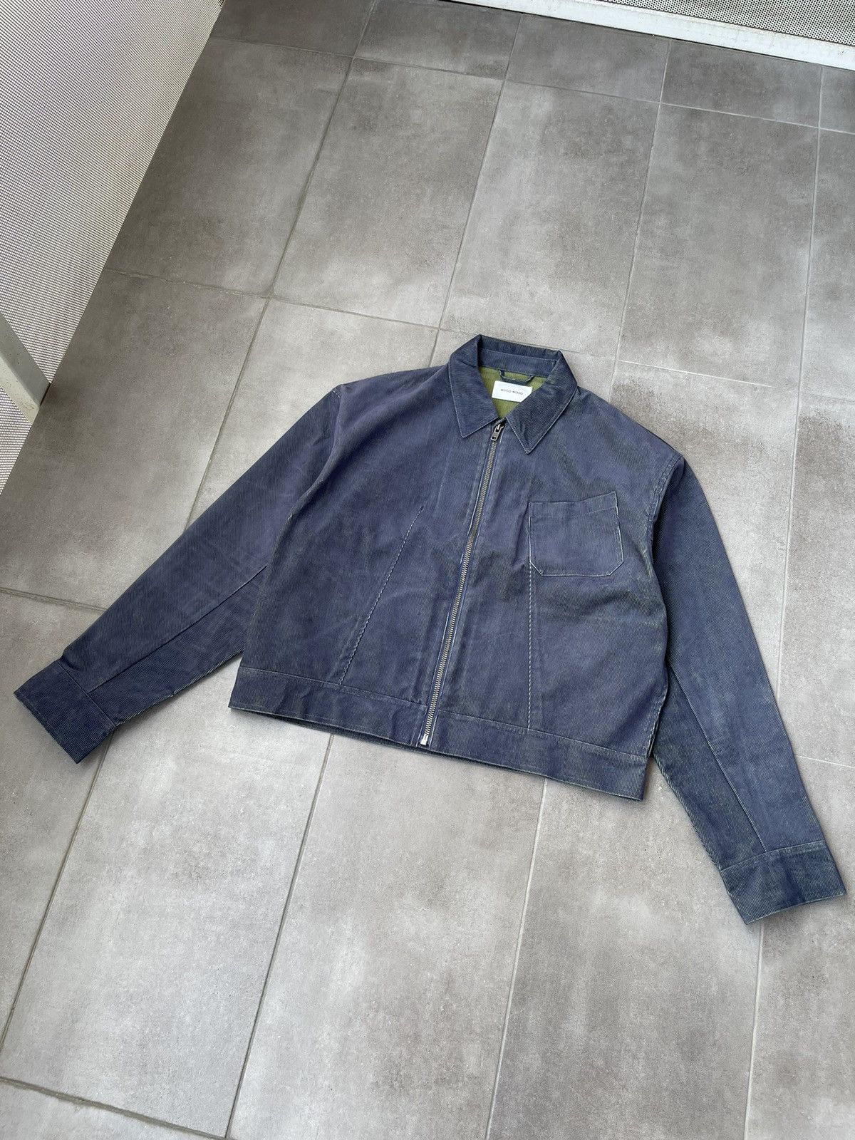 Acne Studios !DS! SS23 Wood Wood Twisted Seam Envy Green Chore Jacket Size US XXL / EU 58 / 5 - 11 Thumbnail