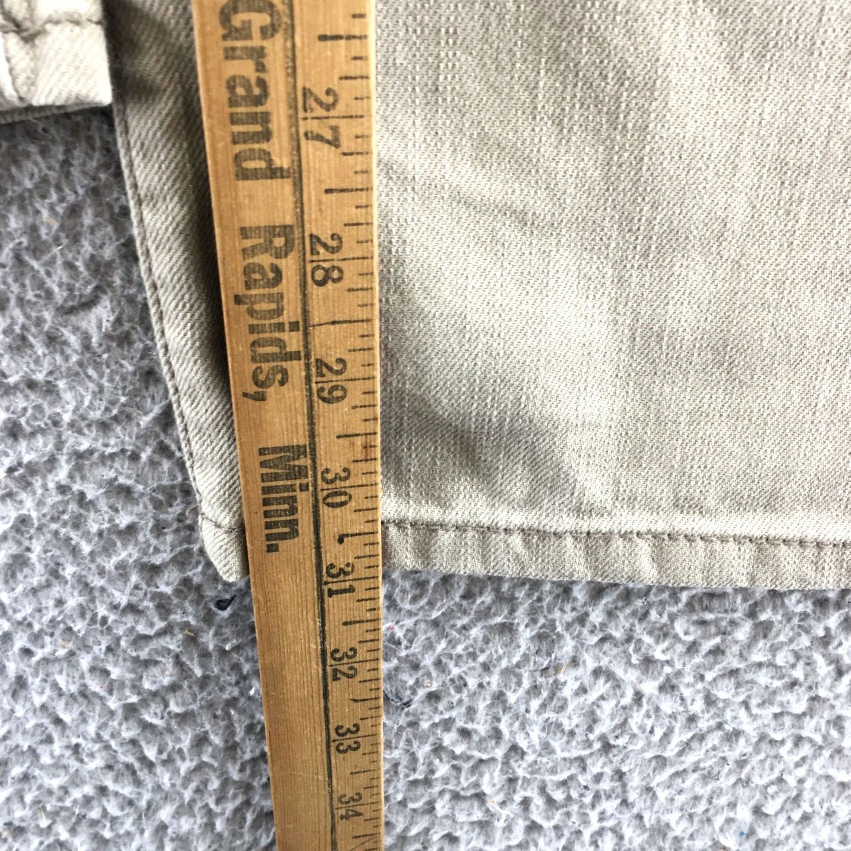 Calvin Klein Calvin Klein Jeans Mens Straight Leg 40x32 Beige Denim Cotton 5-Pocket Regular Slim Jeans Boys Mens? Size US 40 / EU 56 - 7 Thumbnail