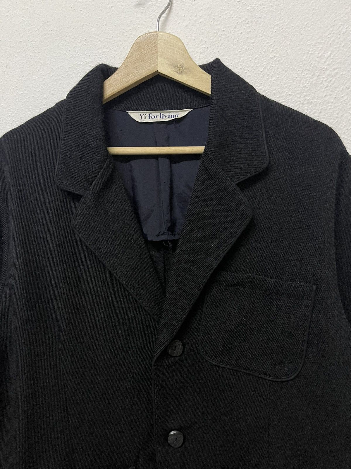 Yohji Yamamoto 1990 YOHJI YAMAMOTO Y’S FOR LIVING DOUBLE BREAST WOOL JACKET Size US M / EU 48-50 / 2 - 5 Thumbnail
