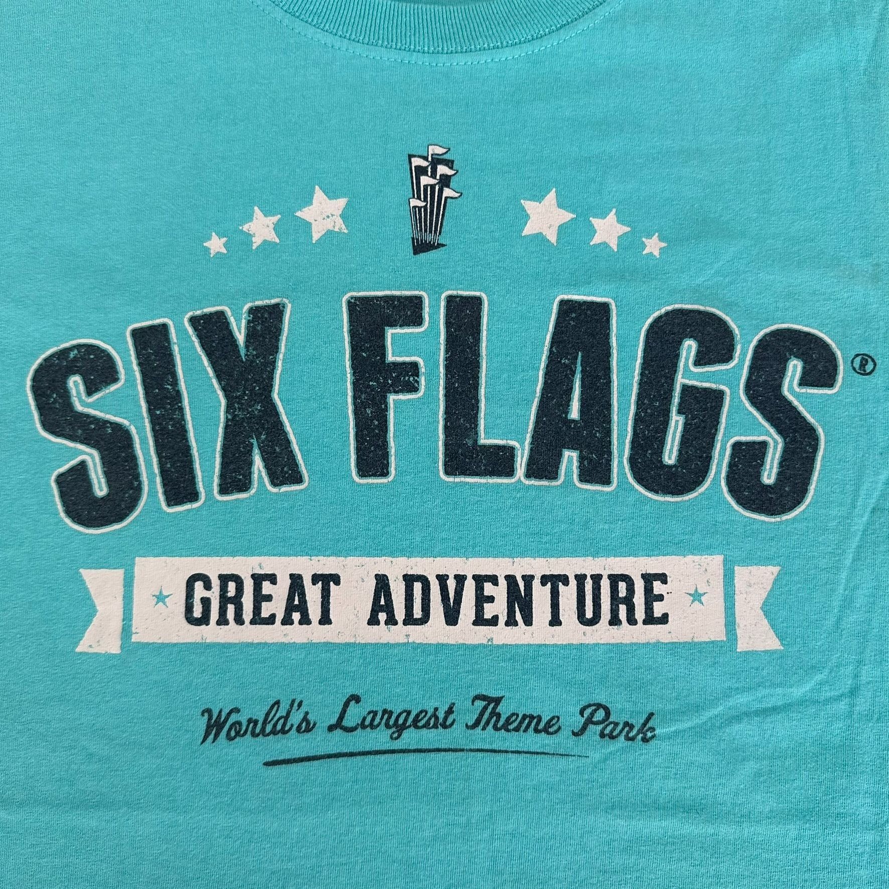 Vintage Vintage Y2K Six Flag Great Adventure T-Shirt Theme Park Tee Size US M / EU 48-50 / 2 - 2 Thumbnail
