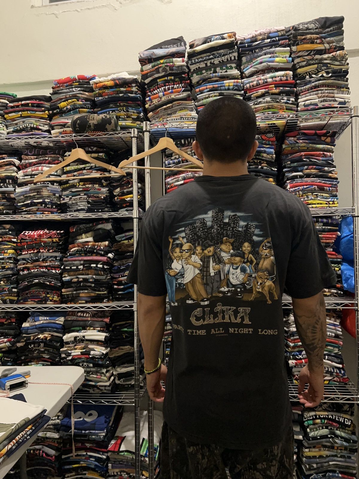 Homies 90s Clika Party Time All Night Long Chicano Cholo Tee Size US XL / EU 56 / 4 - 2 Thumbnail