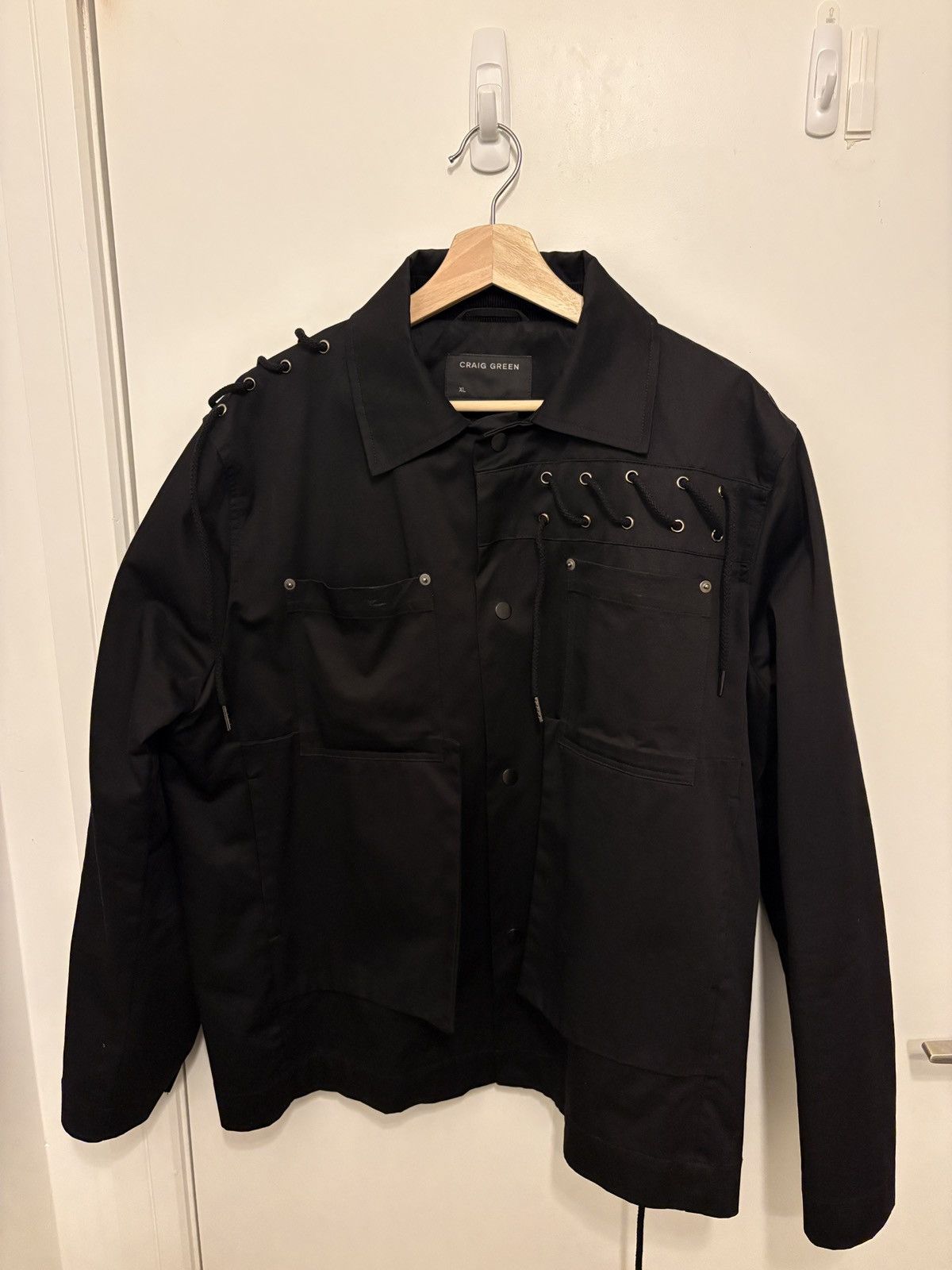 Craig Green CRAIG GREEN LACED WORK JACKET Size US XL / EU 56 / 4 - 1 Thumbnail