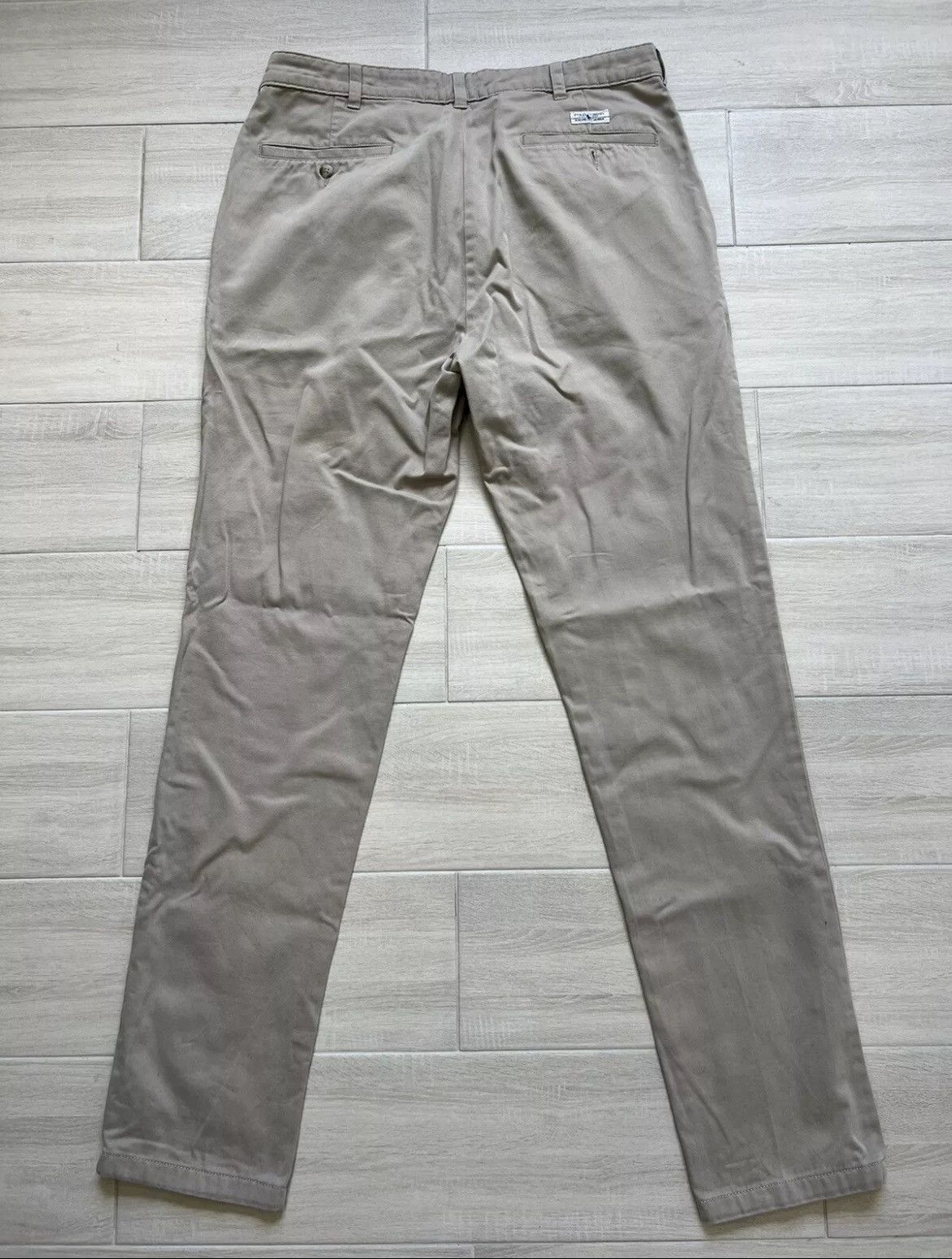 Polo Ralph Lauren × Vintage VTG Men's Polo Ralph Lauren Chino Pants Beige Straight Size US 34 / EU 50 - 7 Thumbnail