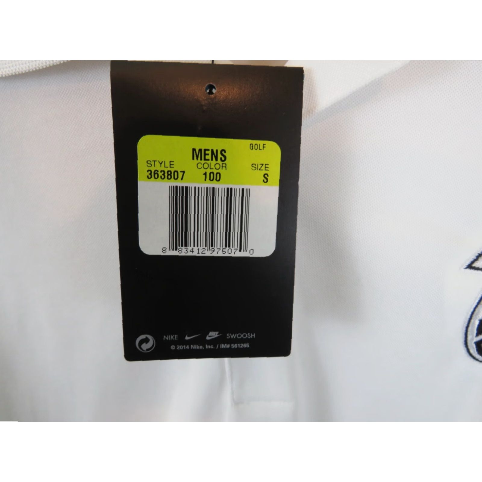 Nike Nike polo shirt Nike Dri-FIT Golf Polo S White Men Mens Size US S / EU 44-46 / 1 - 5 Thumbnail