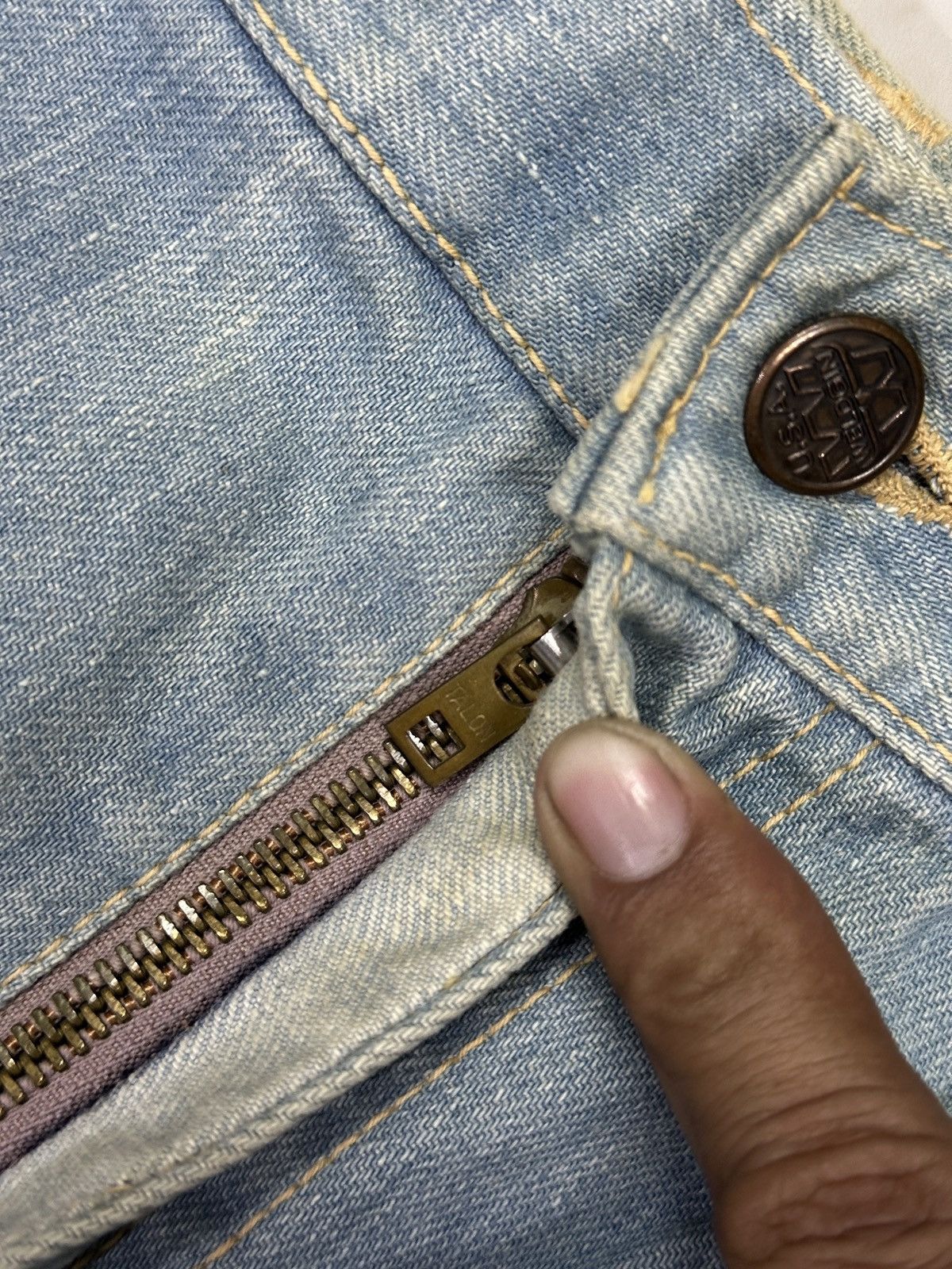 Vintage Flare💥Vintage Bootcut Bell Bottom 7os Weldgin Branded . Size US 32 / EU 48 - 3 Thumbnail