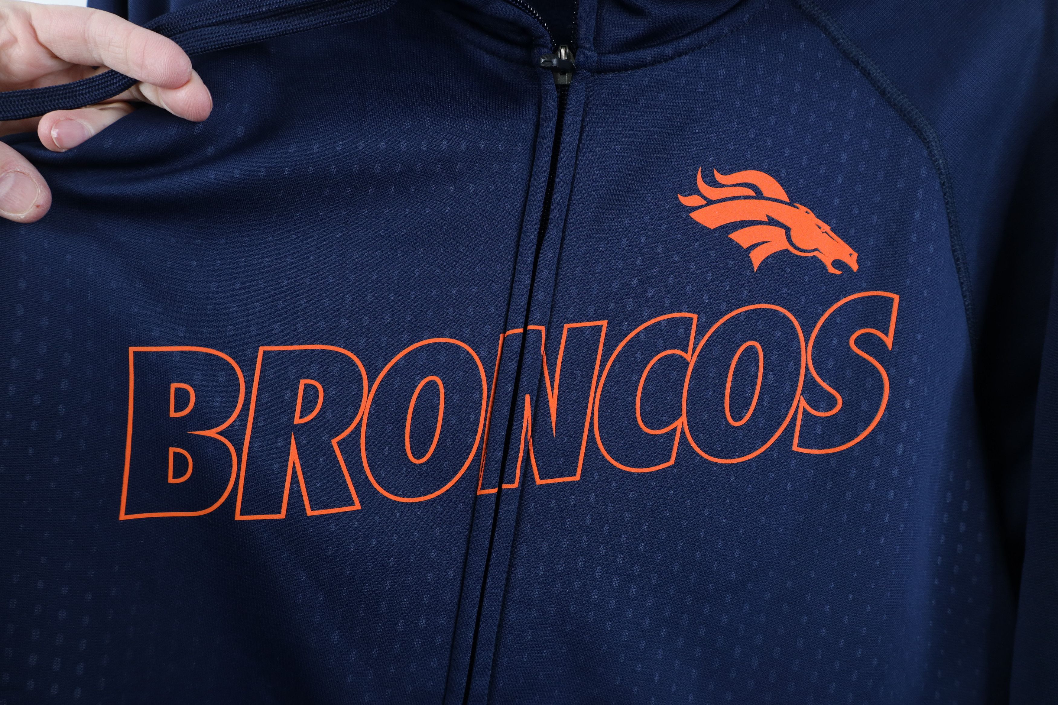 Nike Nike NFL Denver Broncos Football Full Zip Hoodie Sweatshirt Size US L / EU 52-54 / 3 - 5 Thumbnail