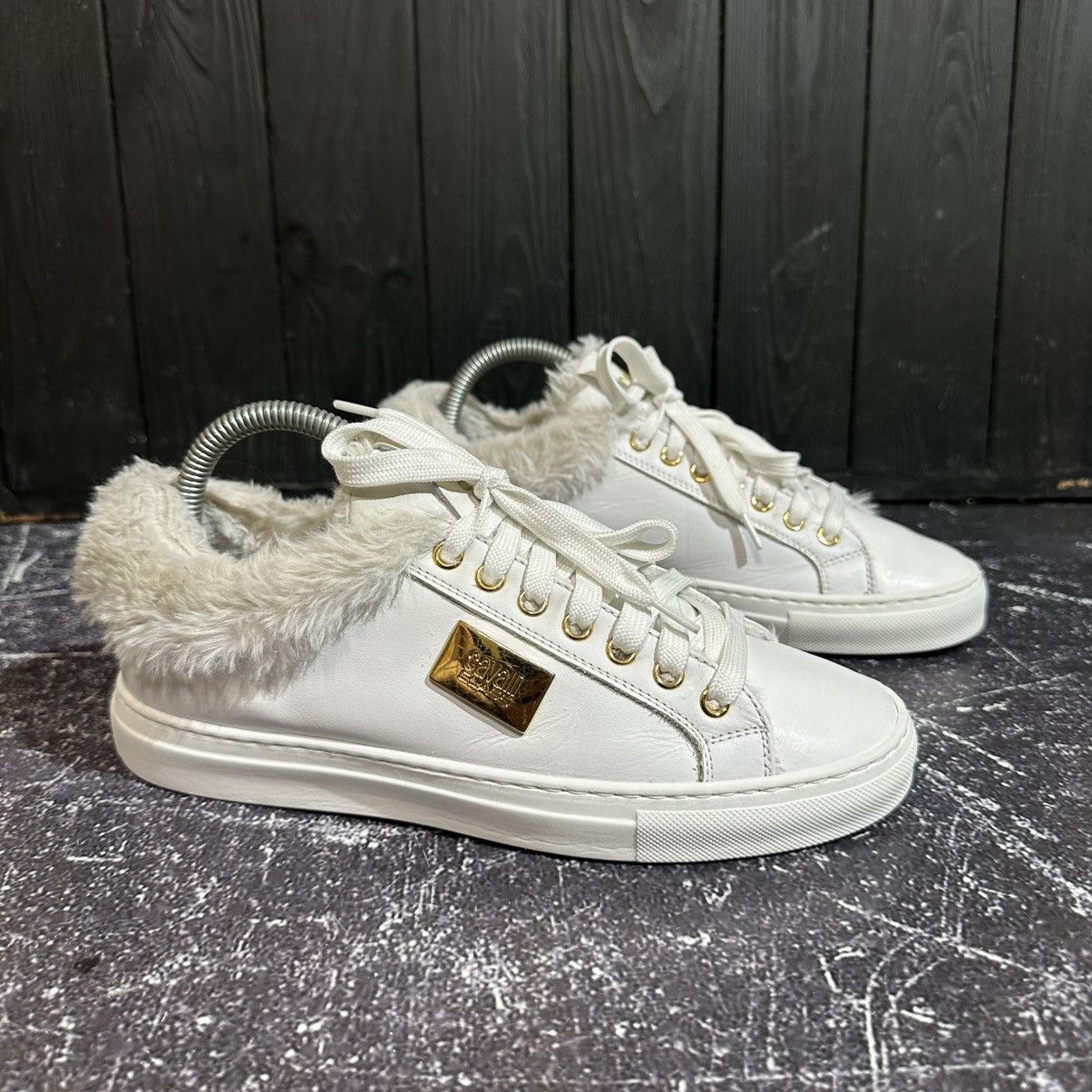 Cavalli Class Cavalli Class Women’s Leather Warm Sneakers Size 37 Size US 7 / IT 37 - 2 Thumbnail