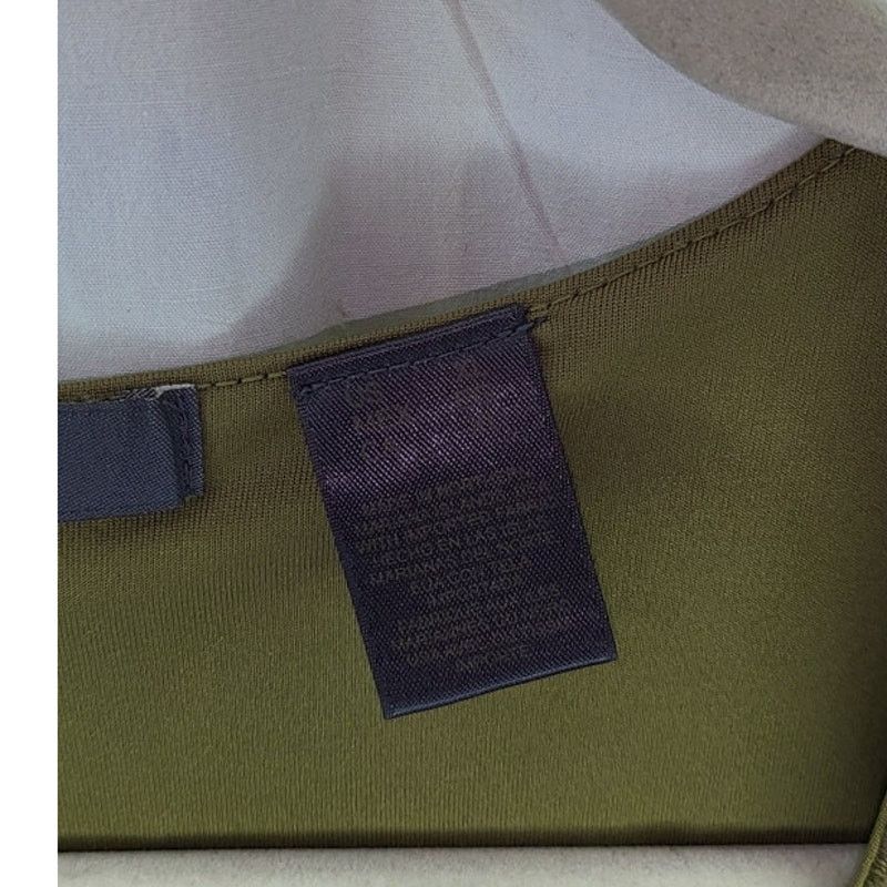 Liz Claiborne Liz Claiborne Olive Green Lace Short Sleeve Top Size XL Size XL / US 12-14 / IT 48-50 - 5 Thumbnail