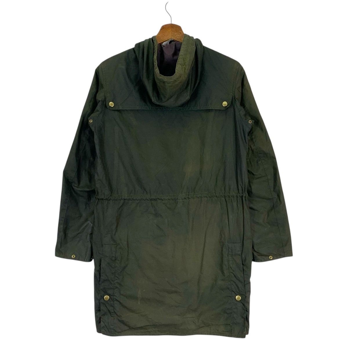 Barbour Vintage Barbour Tartan Waxed Cotton Raincoat Size US S / EU 44-46 / 1 - 12 Thumbnail