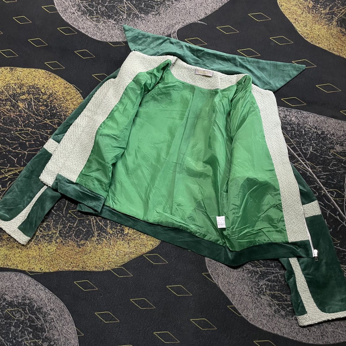 If Six Was Nine × Japanese Brand × Velour 💫Archive💫- BOOM BOOM Hybrid Cropped Jacket LGB ISWN Style Size US S / EU 44-46 / 1 - 5 Thumbnail