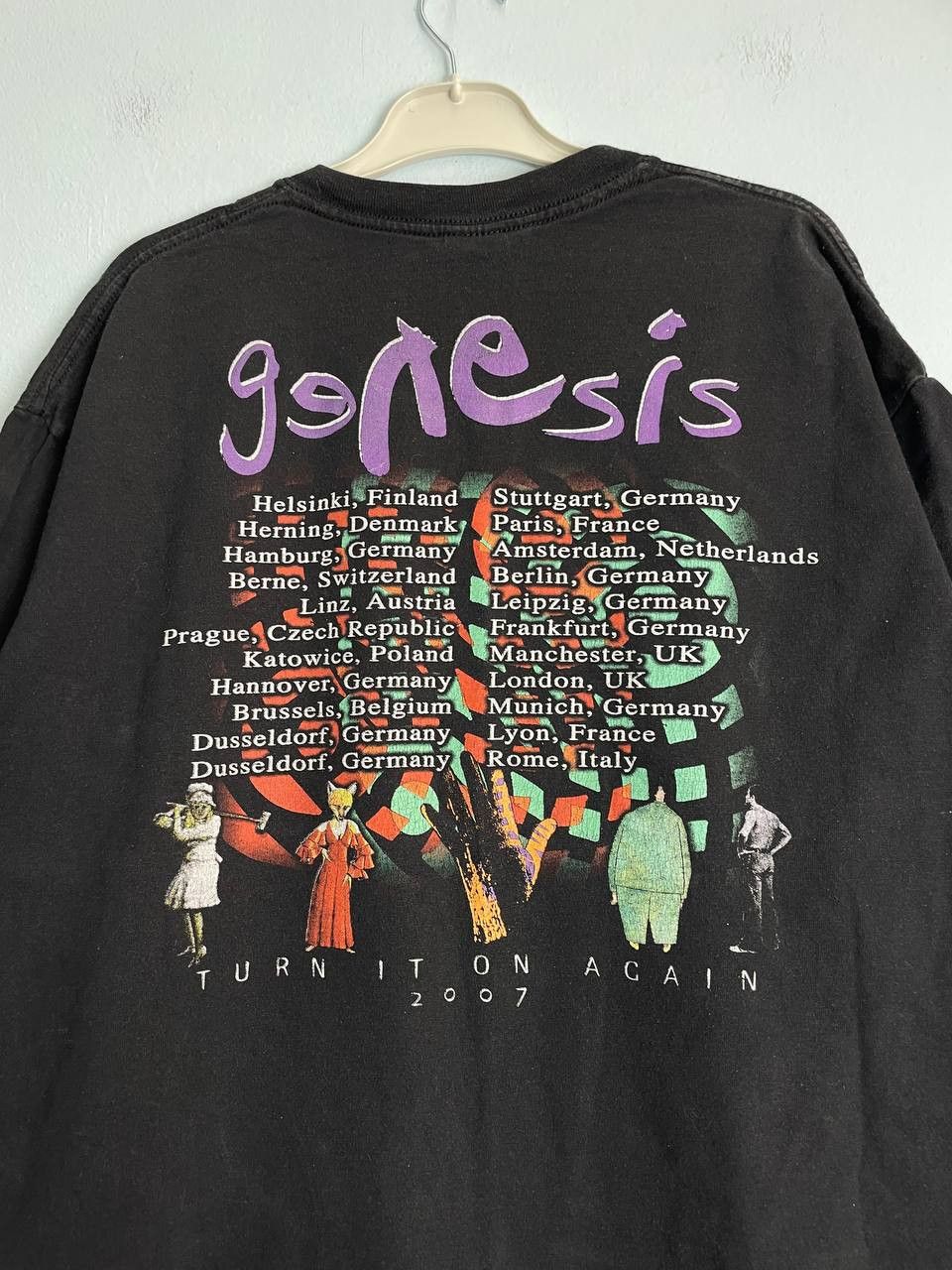 Band Tees × Vintage Genesis 2007 Vintage Faded tee Size US XL / EU 56 / 4 - 4 Thumbnail