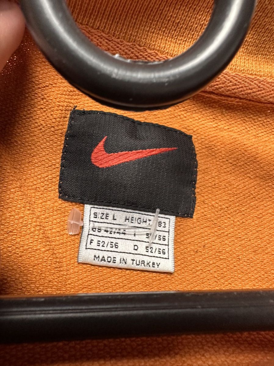 Nike × Vintage Vintage Nike sweatshirt logo orange size L big swoosh Size US L / EU 52-54 / 3 - 5 Thumbnail