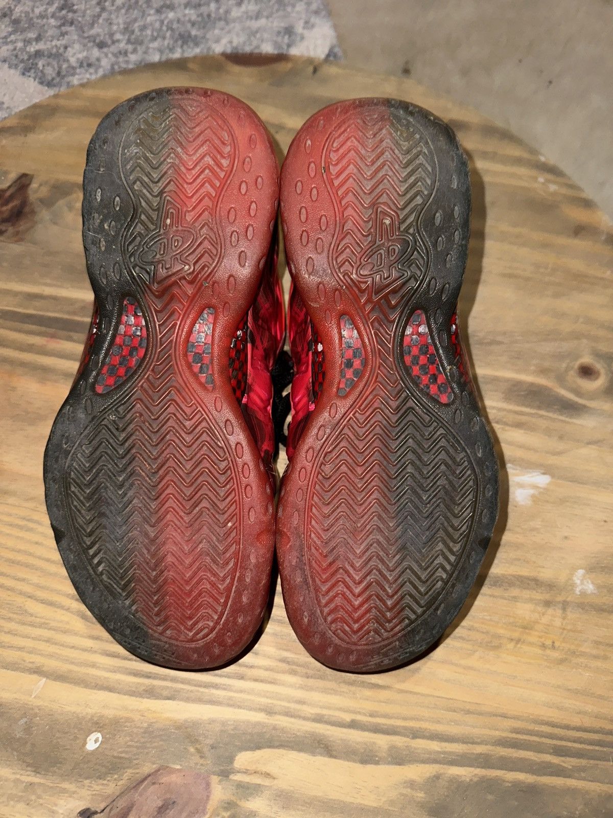 image of Nike Dornbecher Foams 2012 Shoes in Red, Men's (Size 8)