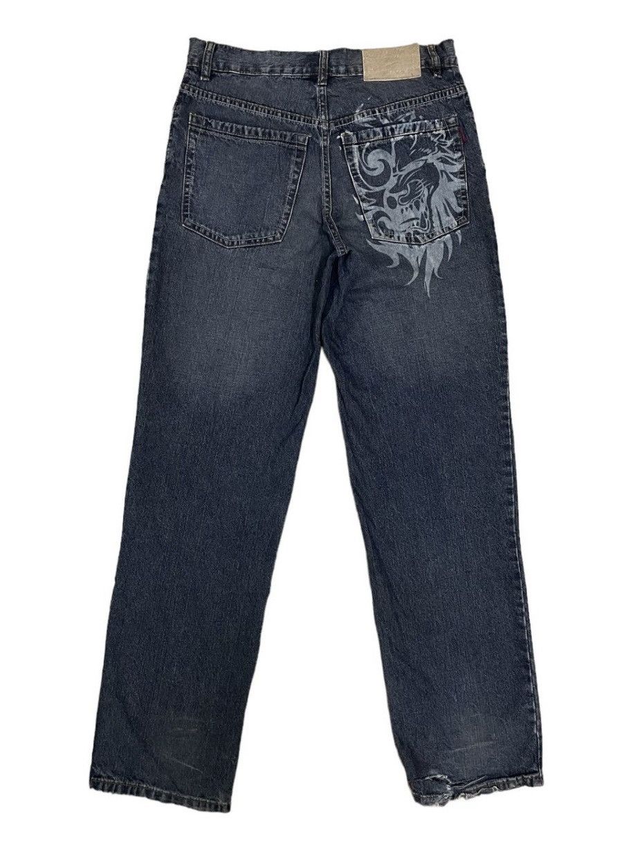 Japanese Brand Vintage Japanese Sukajan Dragon Design Distressed Jeans Size US 30 / EU 46 - 1 Thumbnail