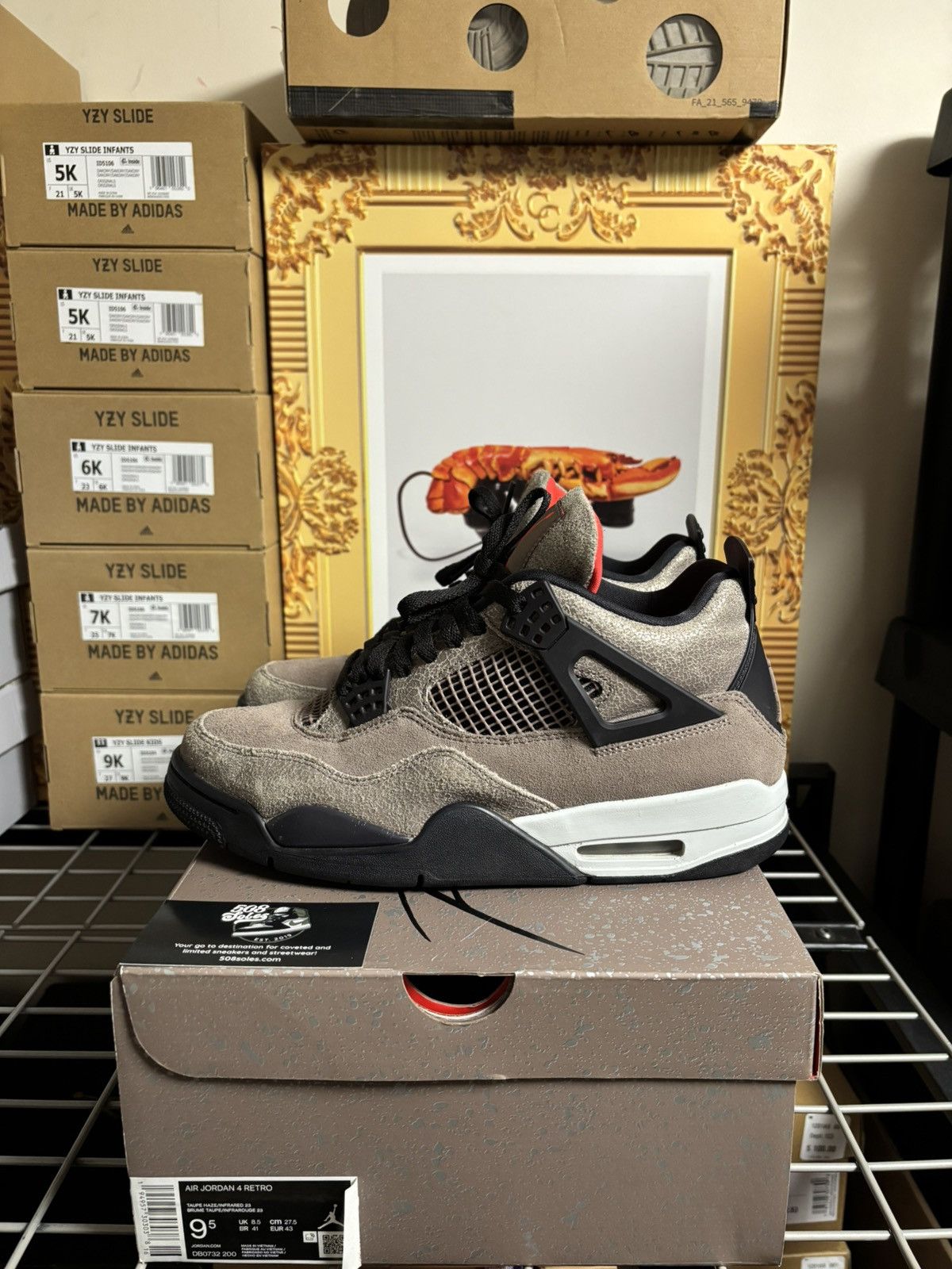 Jordan Brand Jordan 4 Retro Taupe Haze Size US 9.5 / EU 42-43 - 3 Thumbnail
