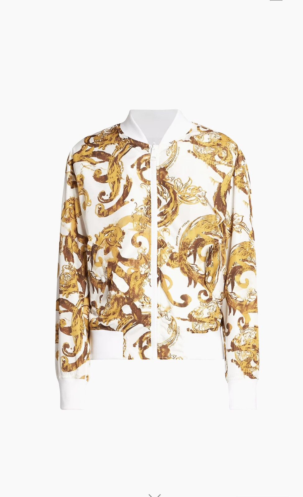 Versace baroque bomber jacket new arrivals