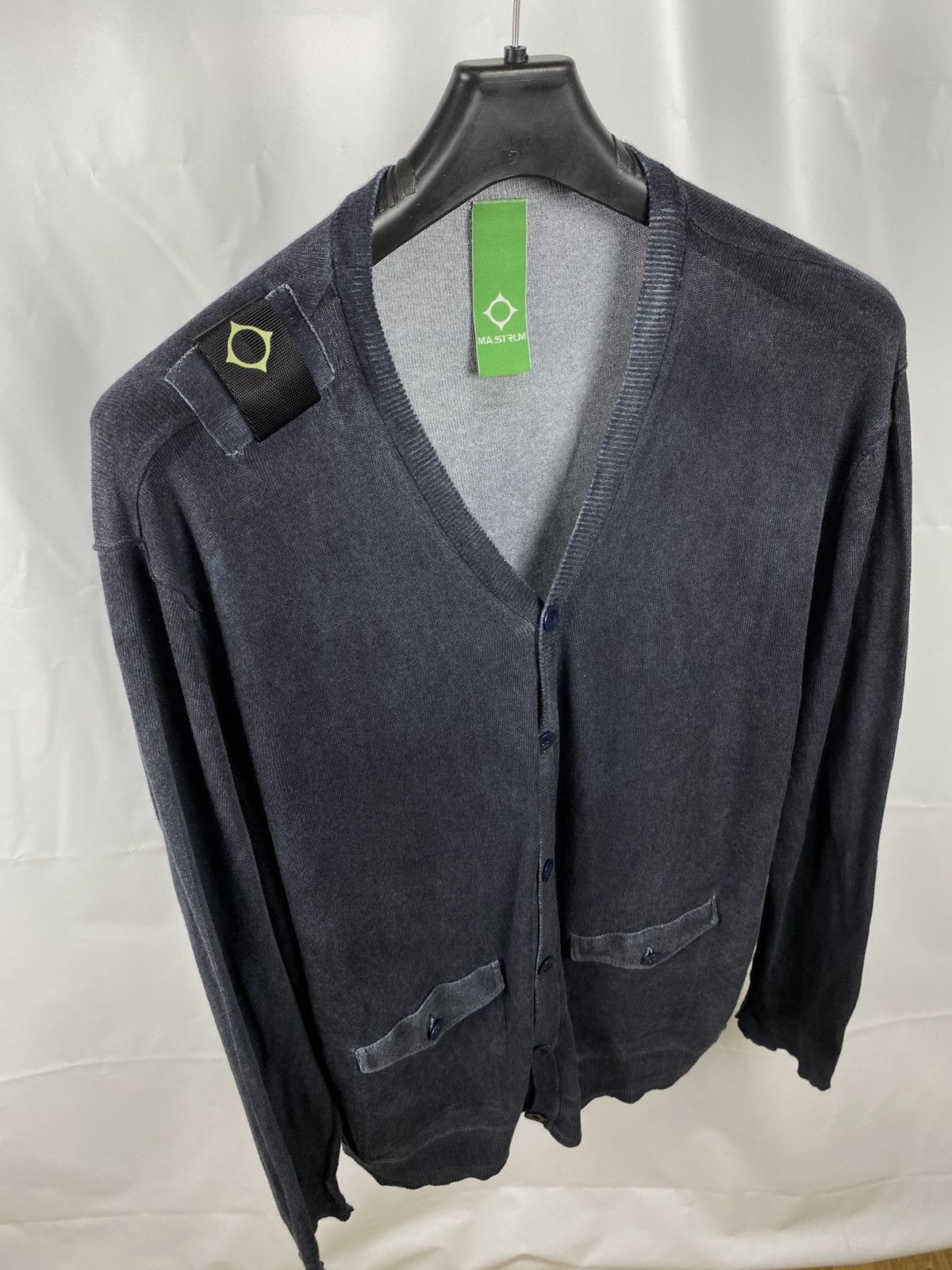 MA.STRUM Ma.Strum Cotton Garment Dyed Cardigan Button Front Size US XXL / EU 58 / 5 - 8 Thumbnail