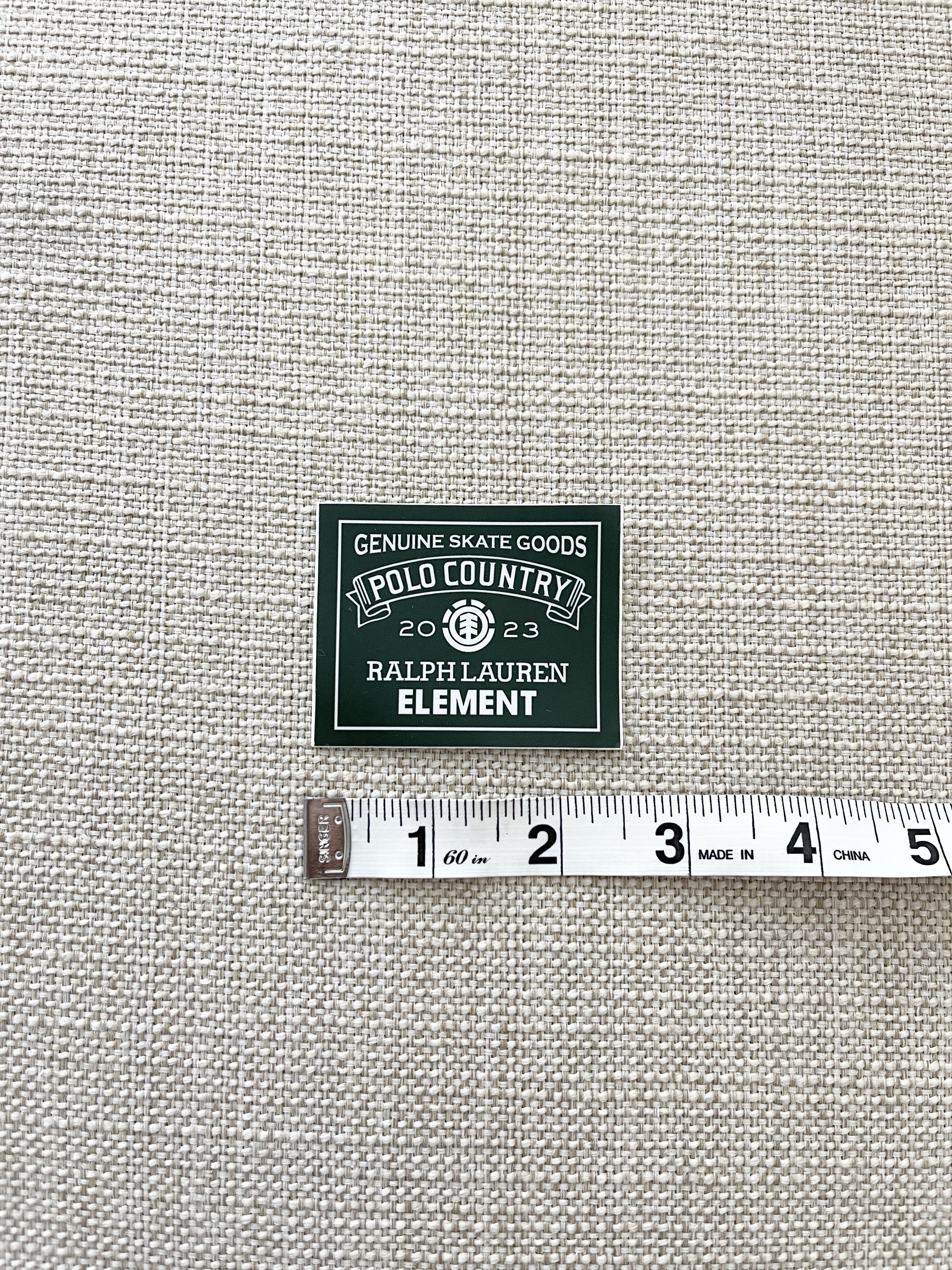 Element 2023 Polo Ralph Lauren x Element Skateboarding Logo sticker Size ONE SIZE - 3 Thumbnail