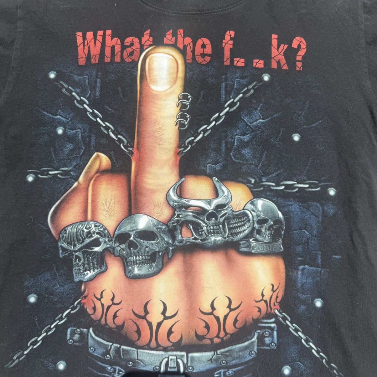 Gildan Middle finger shirt Size US M / EU 48-50 / 2 - 2 Thumbnail