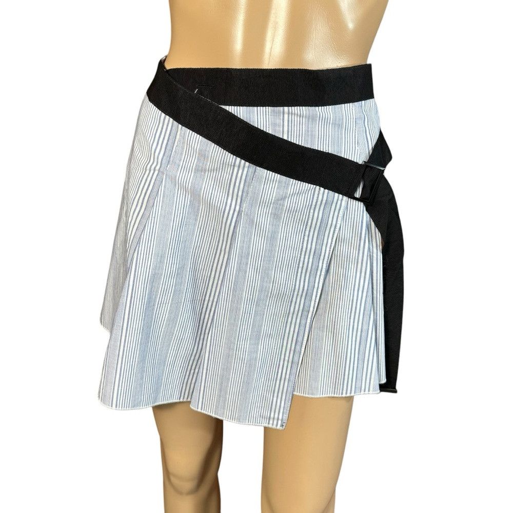 Other NWT New $114 LF Seek the Label Stripe Wrap Mini Skirt Size Size 27" / US 4 / IT 40 - 1 Thumbnail