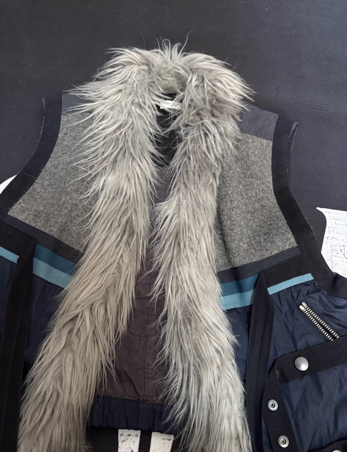 Dries Van Noten Dries Van Noten 14AW DVN Paneled Ribbon Vest Size US M / EU 48-50 / 2 - 3 Thumbnail