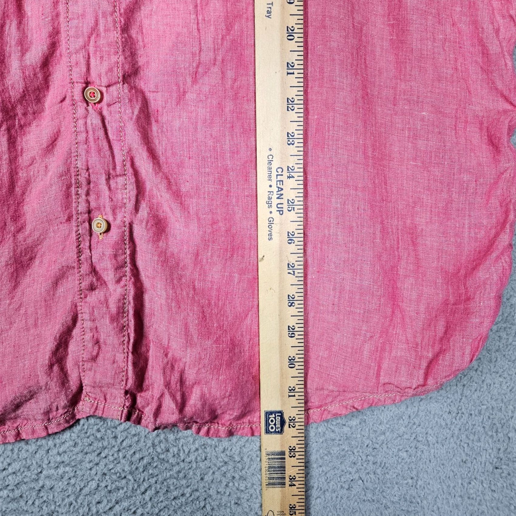 Tommy Bahama Tommy Bahama Shirt Mens Button-Up Linen Pink 2XL Relaxed Casual Beach Hawaiian Long Sleeve Button-Down Size US XXL / EU 58 / 5 - 3 Thumbnail