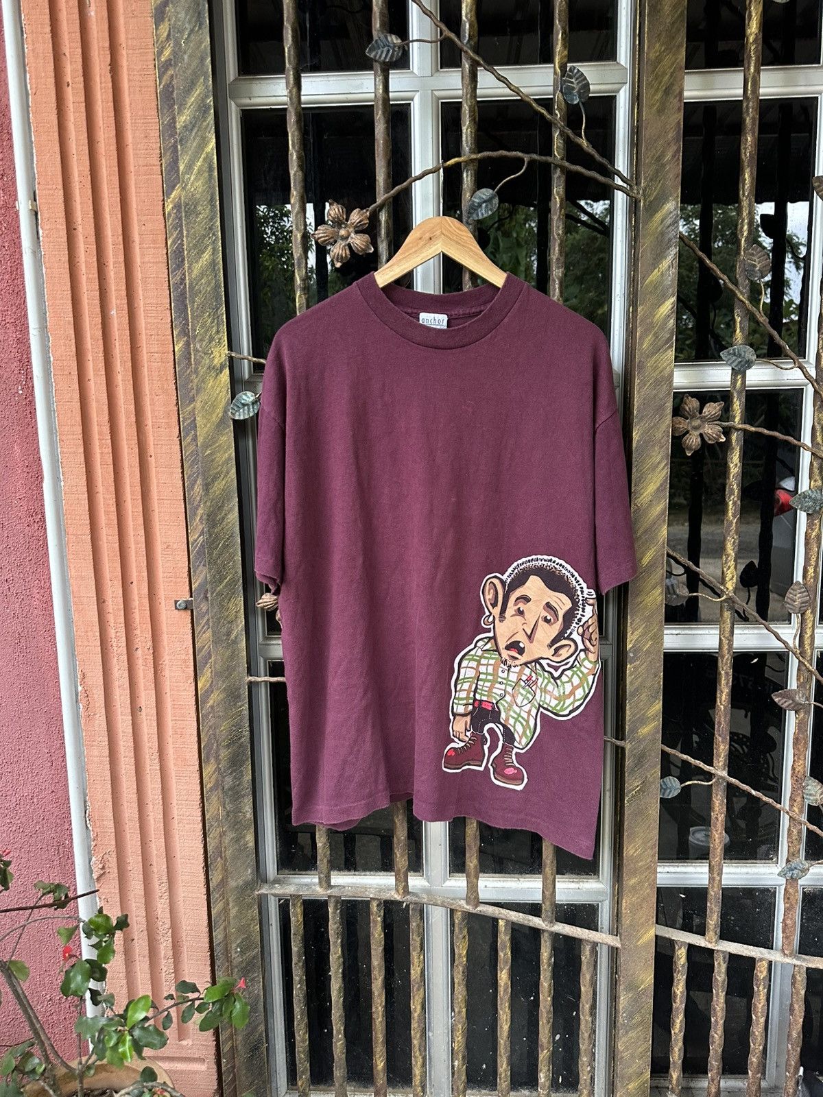 Anchor Blue Vintage 90's Anchor Blue Streetwear XL Tees Size US XL / EU 56 / 4 - 1 Thumbnail