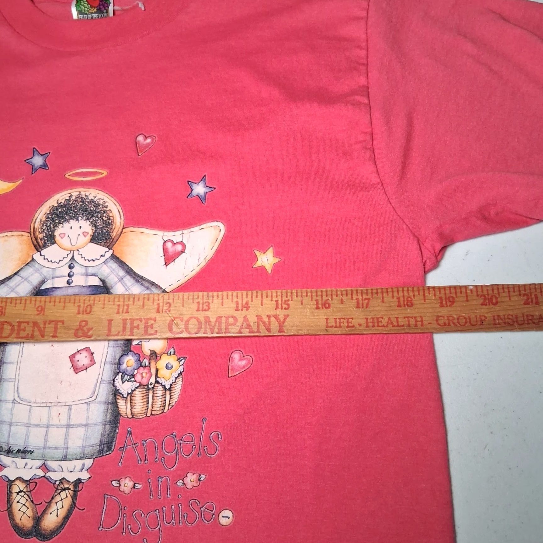 Fruit Of The Loom VINTAGE Fruit of the Loom BEST Grandma Shirt M Pink Angel Crew Neck Short Sleeve Graphic T-shirt Women? (Note: output must be only rearranged title) Size US M / EU 48-50 / 2 - 4 Thumbnail