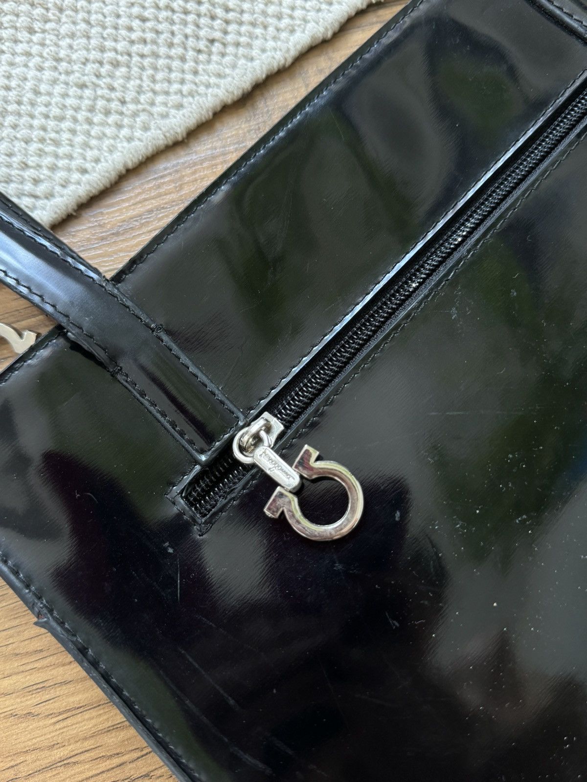Salvatore Ferragamo × Vintage SALVATORE FERRAGAMO MADE IN ITALY LACQUER BAG Size ONE SIZE - 4 Thumbnail