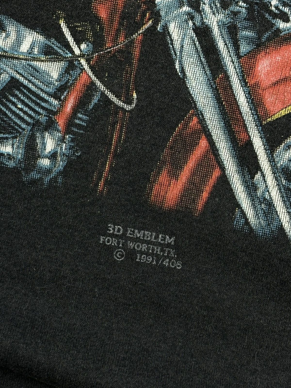 Harley Davidson T-shirt tee Harley Davidson 3D emblem for wath 1991 Size US L / EU 52-54 / 3 - 3 Thumbnail