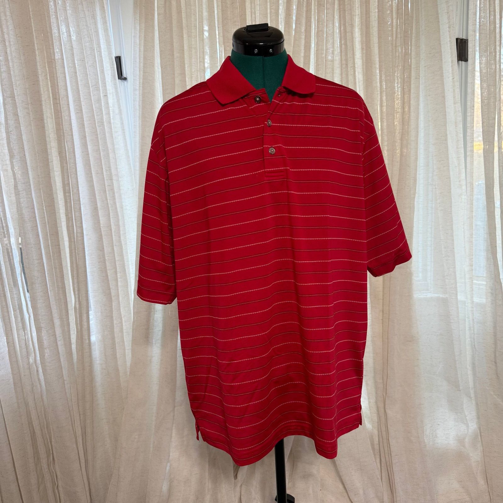 Other Lone Cypress Red Performance Polo | Sz L Size US L / EU 52-54 / 3 - 2 Thumbnail