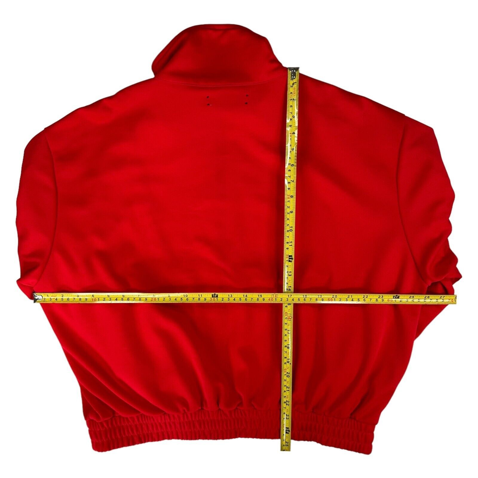 Amiri Amiri Size S Oversized Red Track Jacket Leather Taped Sleeve Size US S / EU 44-46 / 1 - 2 Thumbnail