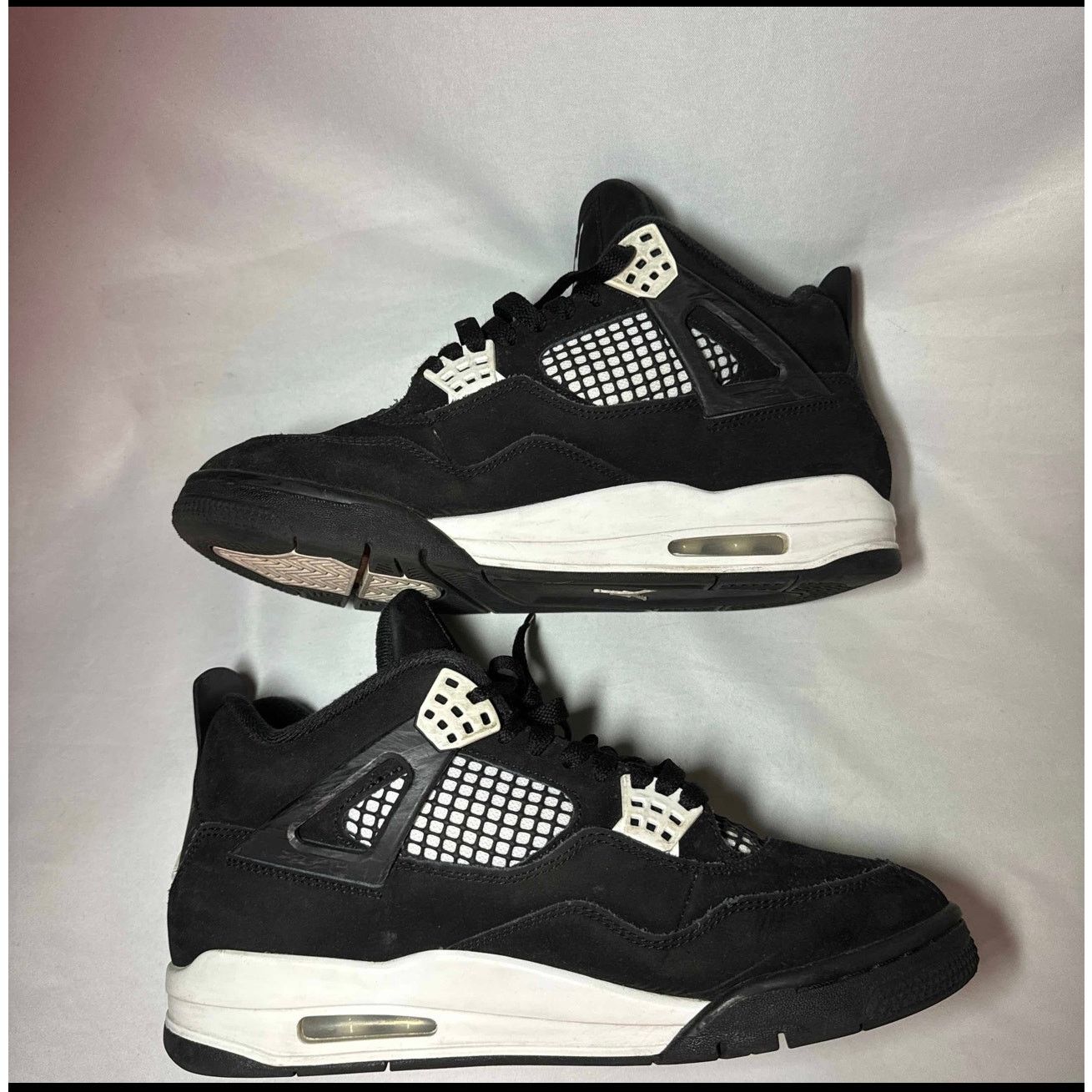Jordan Brand × Nike Size 8.5 - Nike Air Jordan 4 Retro White Thunder Men's Shoes Size US 8.5 / EU 41-42 - 3 Thumbnail