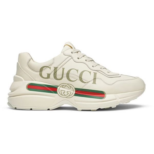 Rayton Logo Leather Sneakers in White, Women's (Size 7)