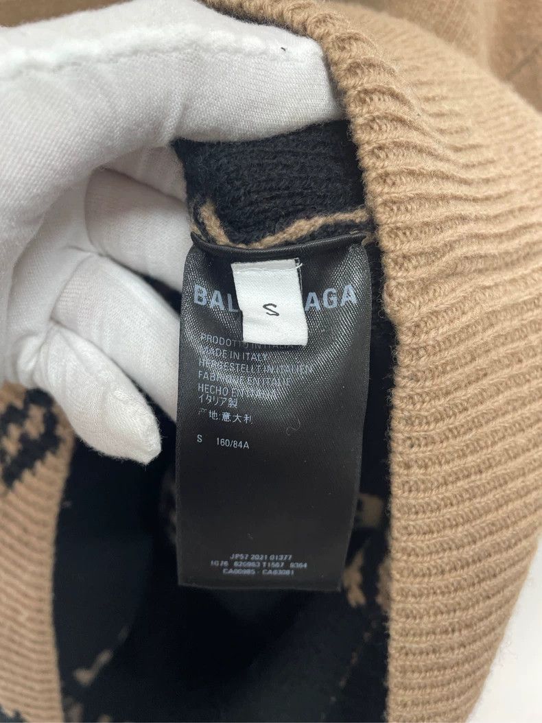 Balenciaga Balenciaga Bullet sweater milk tea color Size US S / EU 44-46 / 1 - 5 Thumbnail