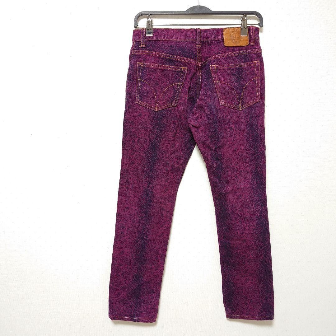 Hysteric Glamour Hysterics Denim pants, skinny, reddish purple Size US 27 - 3 Thumbnail
