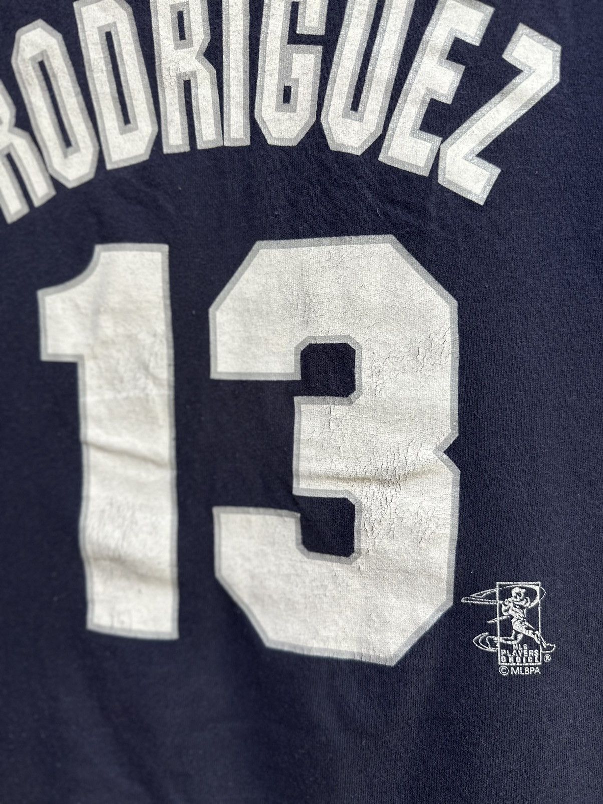 MLB × Vintage Vintage Mlb NY Rodriguez 13 Sun Faded Tee Size US XL / EU 56 / 4 - 4 Thumbnail