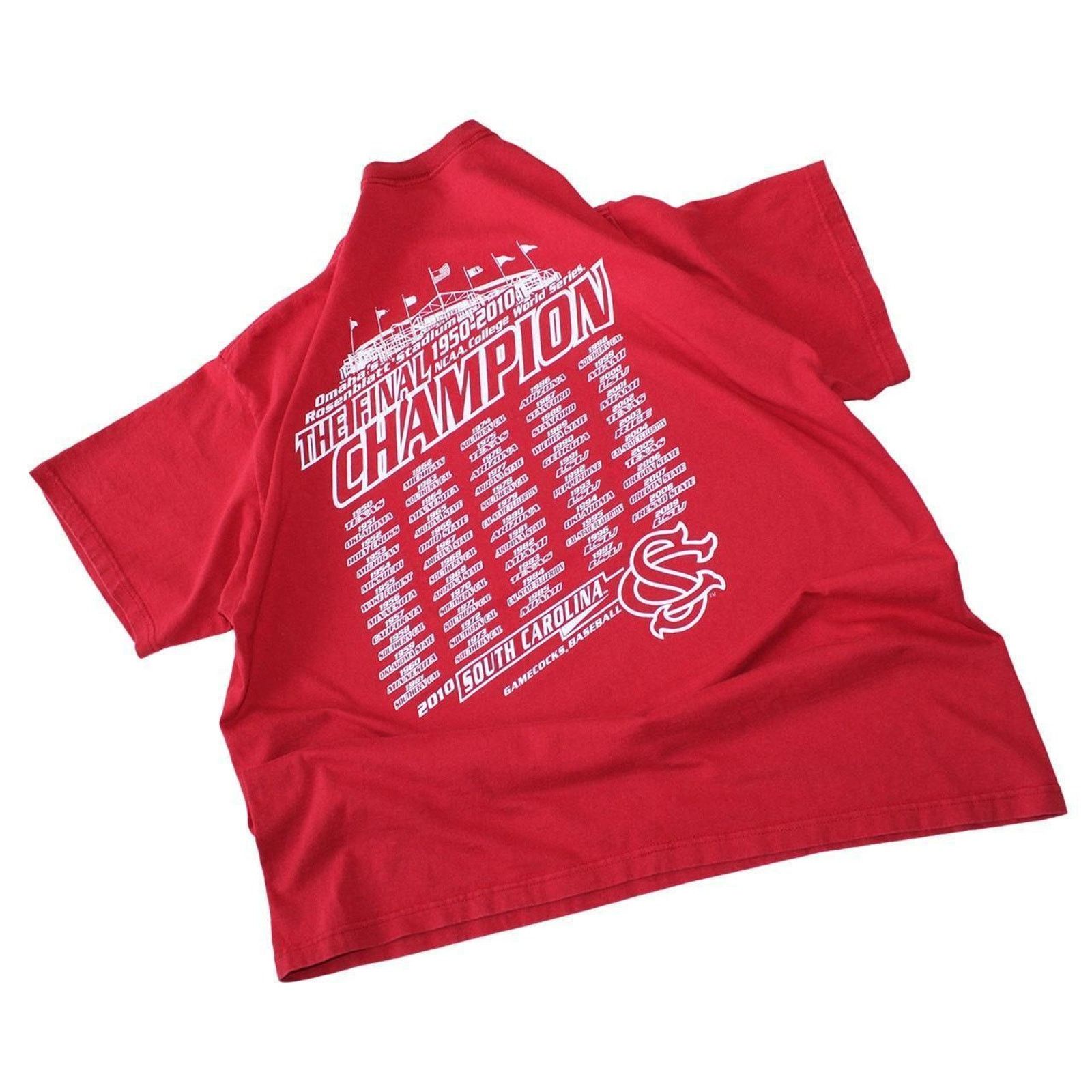Vintage Vintage Red 2000's Step Ahead NCCA Baseball Graphic Tee Size US XL / EU 56 / 4 - 4 Thumbnail