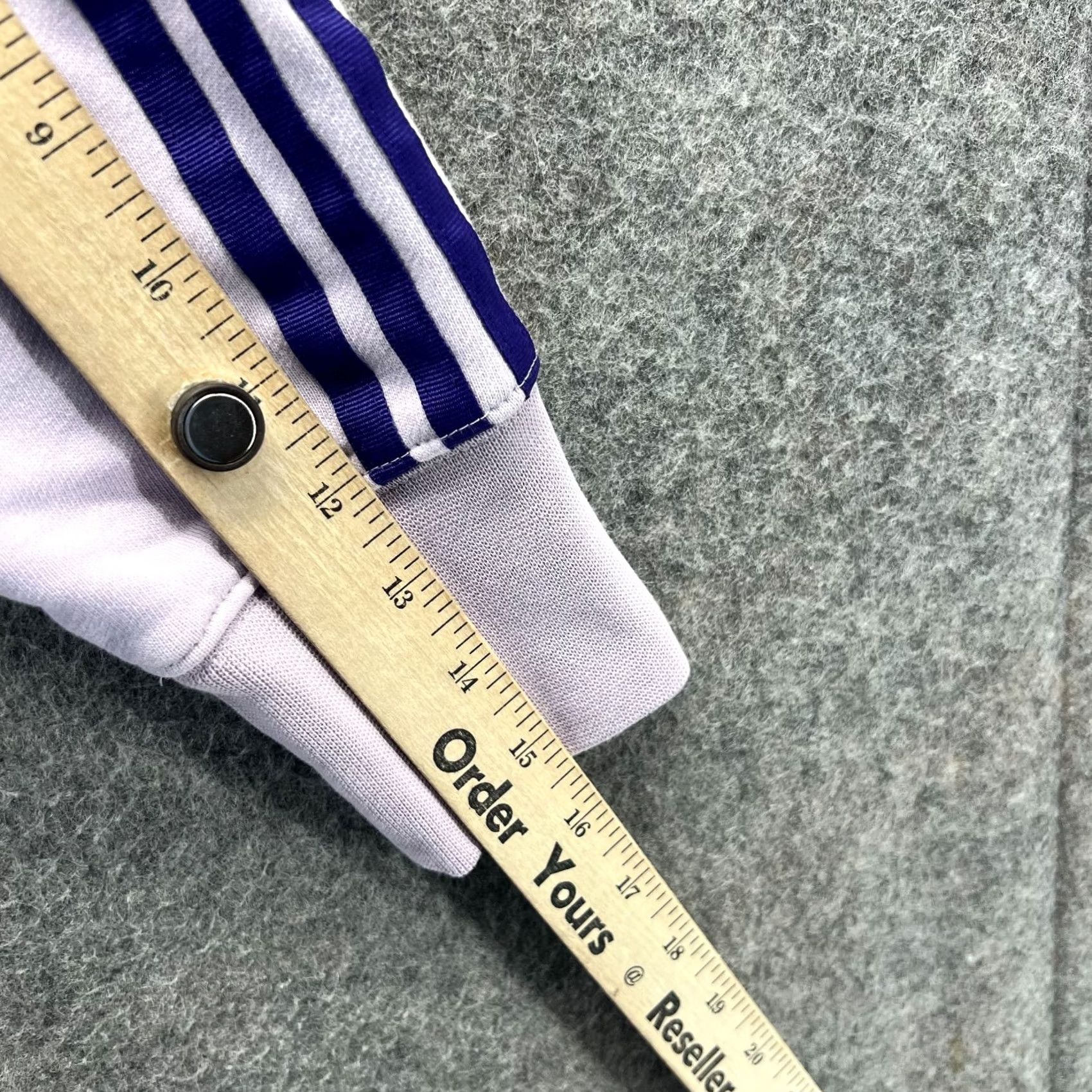 Adidas VINTAGE Adidas Hoodie Womens XS Purple Cropped Originals Trefoil 3 Stripes Jacket Size XS / US 0-2 / IT 36-38 - 5 Thumbnail