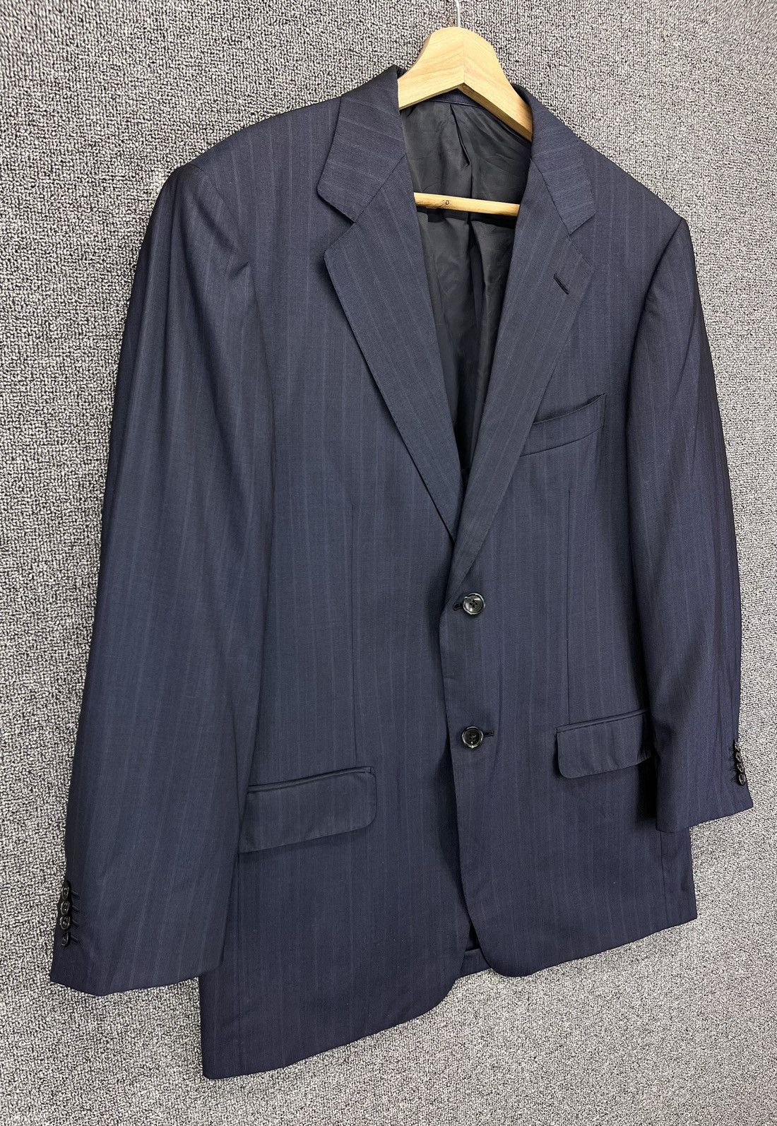 Ermenegildo Zegna Vintage Ermenegildo Zegna Luxury Wool Silk Blazer Jacket Size US M / EU 48-50 / 2 - 2 Thumbnail