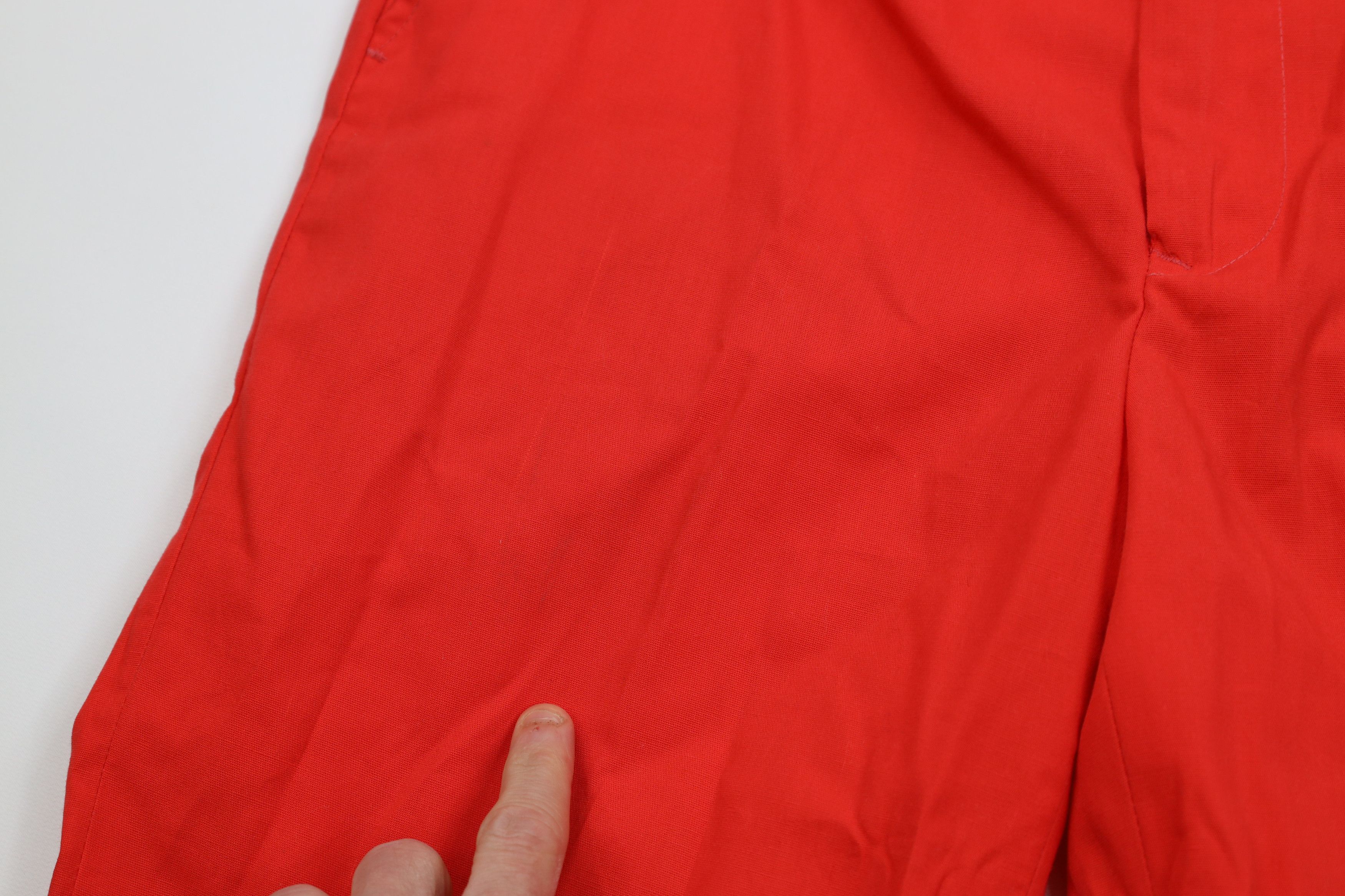 Vintage Vintage 70s Streetwear Flared Wide Leg Chino Pants Red USA Size US 36 / EU 52 - 5 Thumbnail