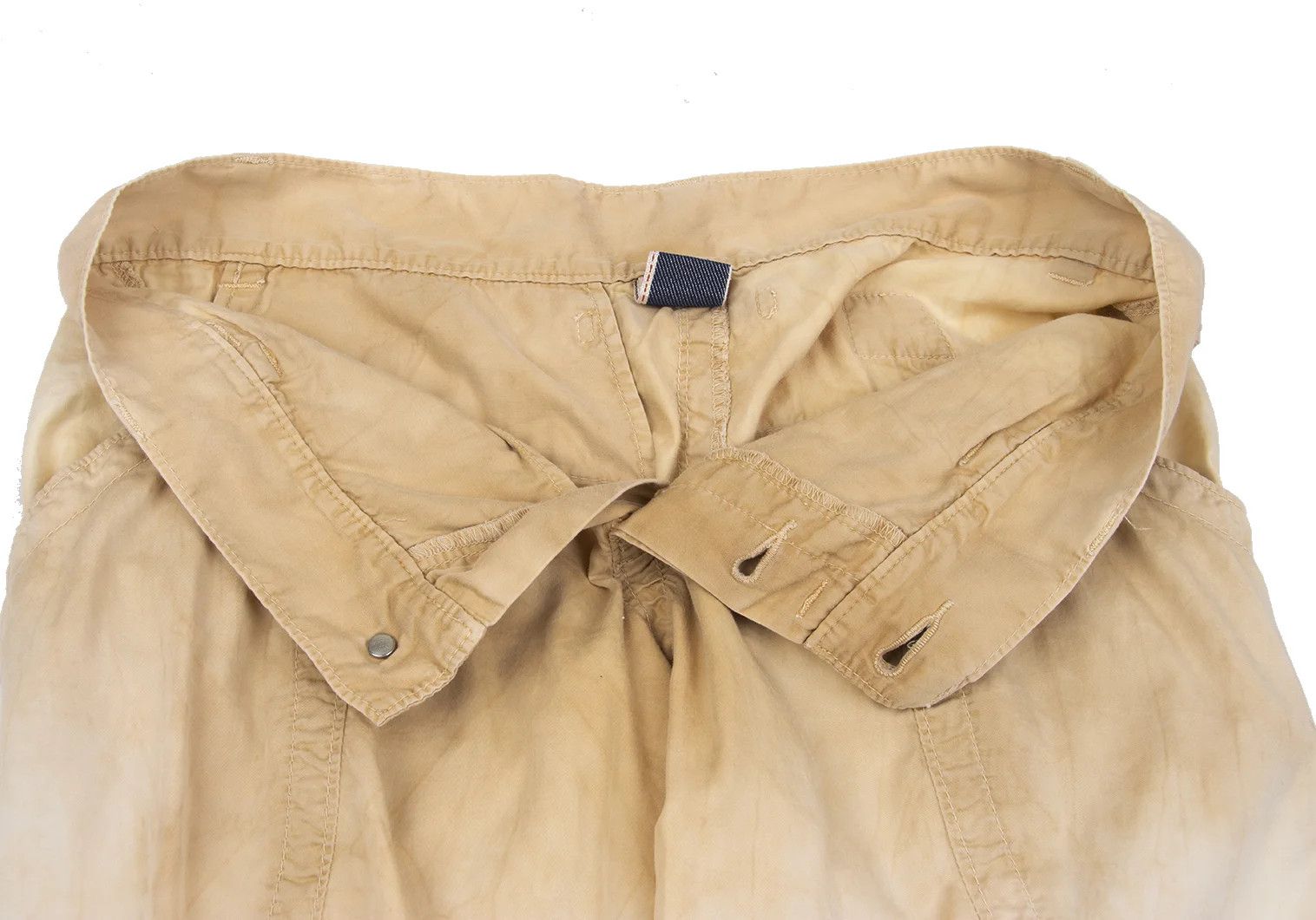 Jean Paul Gaultier Dusty Finish Chinch Back Cotton Pants Beige 48 Size US 32 / EU 48 - 6 Thumbnail