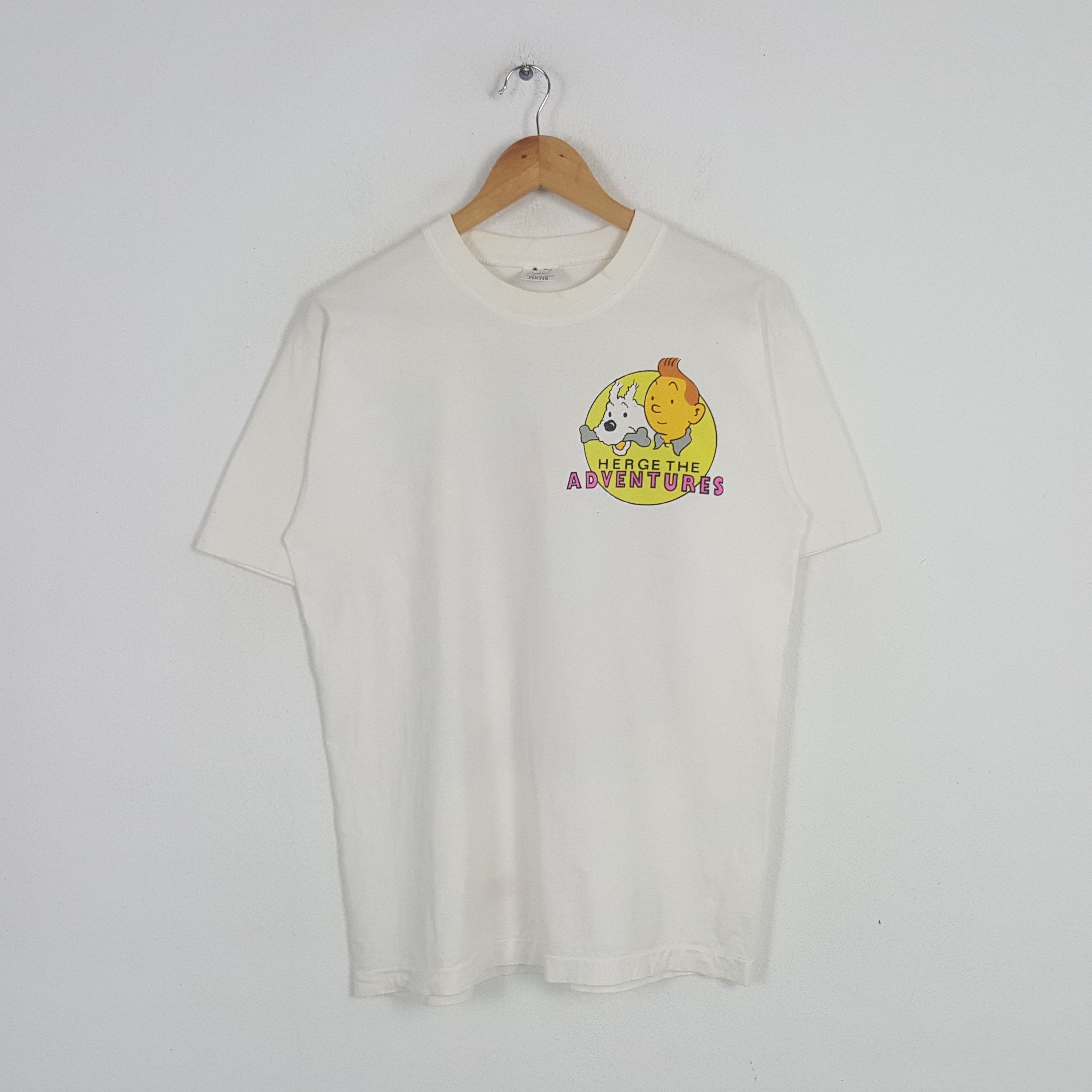 Vintage Vintage And The Picaros Adventures Of Tintin Cartoon Tshirt Size US M / EU 48-50 / 2 - 3 Thumbnail