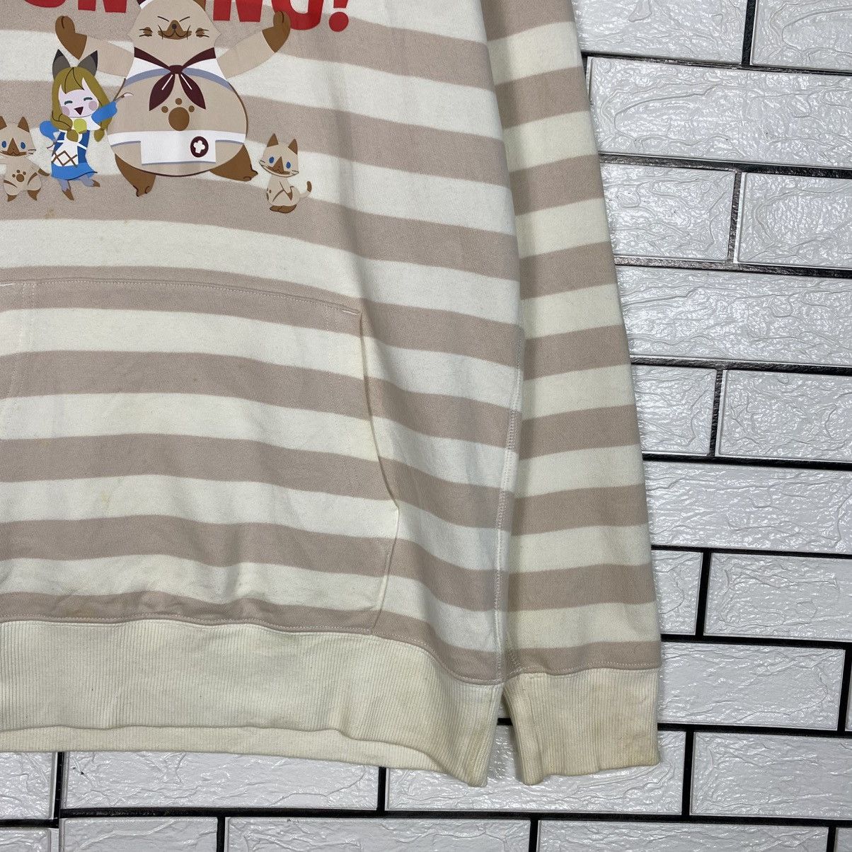 Japanese Brand 📌Vintage Hoodie Striped Design Uniqlo Cartoon Japan Size US L / EU 52-54 / 3 - 6 Thumbnail