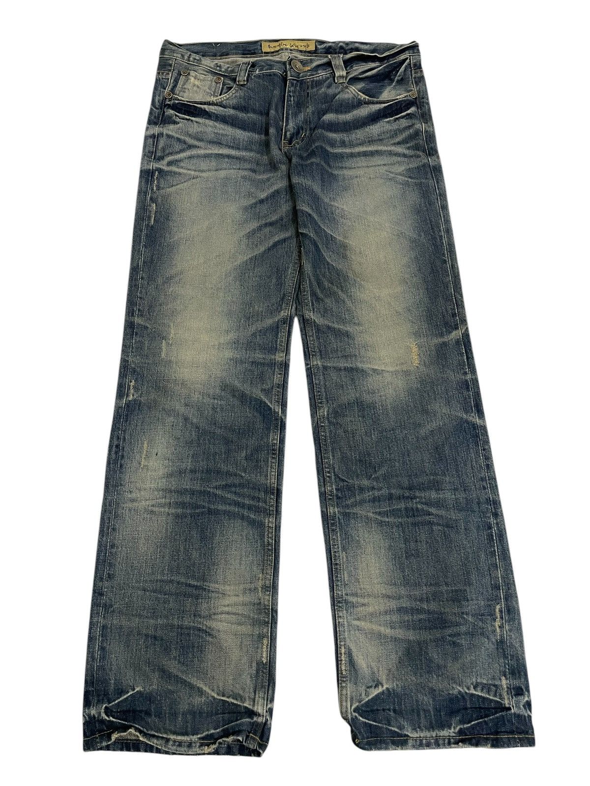 interflom japan Loose Fot Acid Wash denim