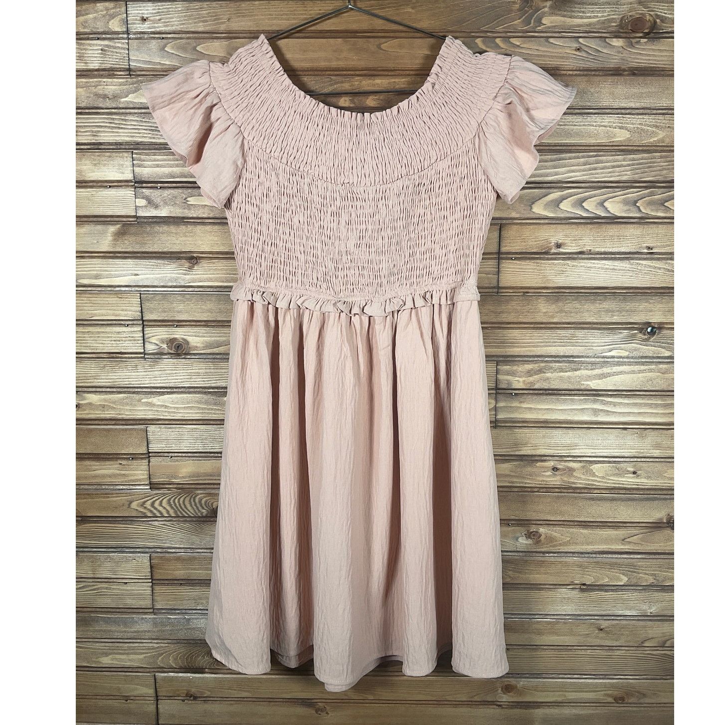 Other Altar'd State Small Peach Baby Doll Dress Summer Dress Smock Size S / US 4 / IT 40 - 2 Thumbnail